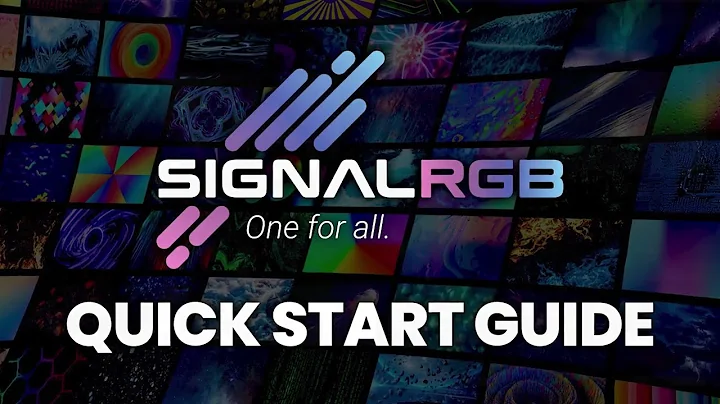 Sync your RGB devices with SignalRGB | Quick Start Guide