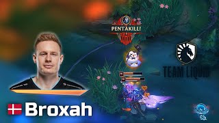 Broxah ate entire enemy team on Kindred