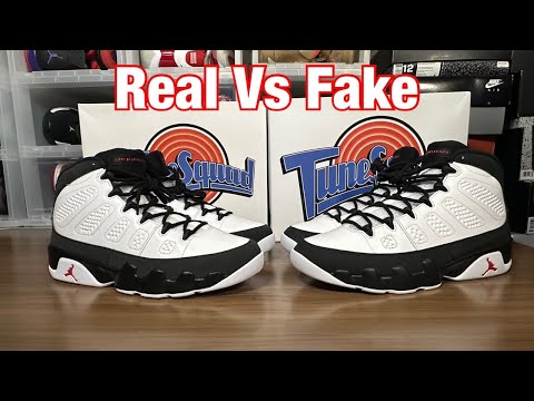 Video Air Jordan 9 Space Jam 2026 Real Vs Fake Review