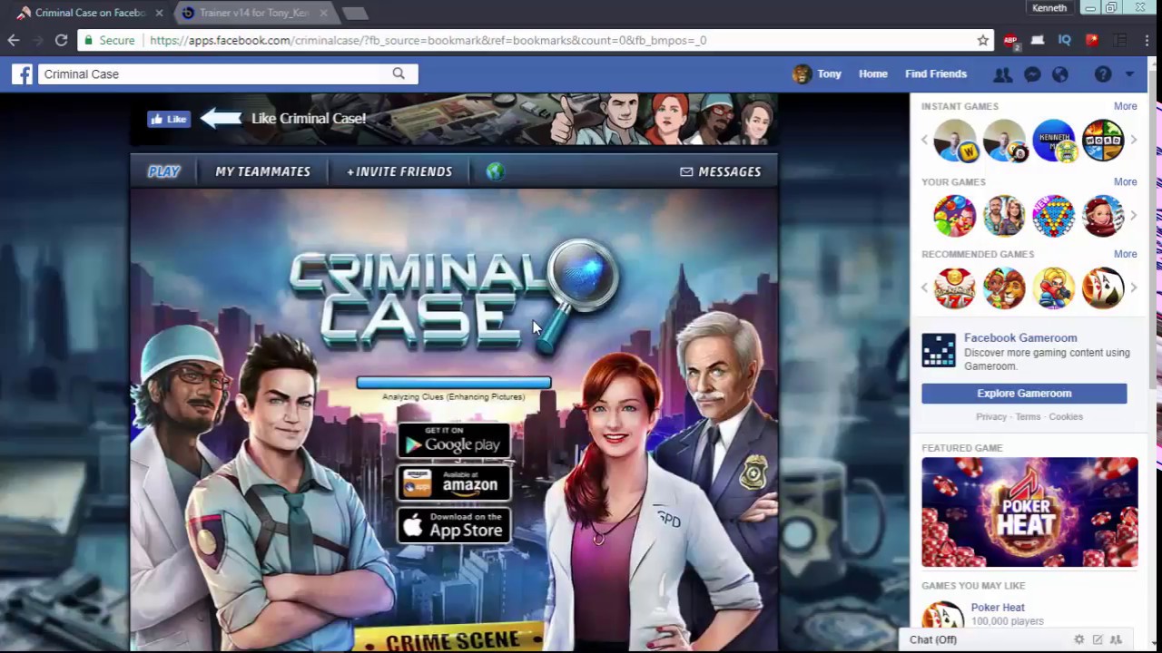 Criminal Case: Ultimate Trainer v14. Fast Snack Trade In, for Unlimited Energy.
