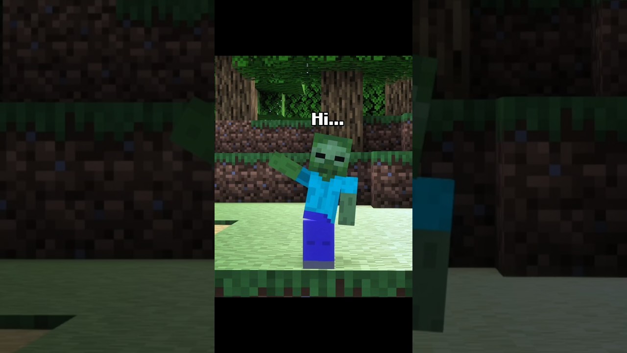 Minecraft: Zombie Trapped Villager 💔 