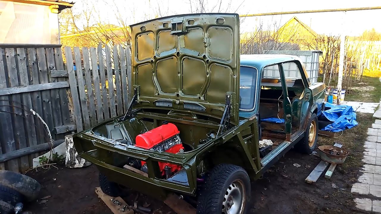 Как покрасить ВАЗ 2105 кисточкой? Красим, усиляем и провариваем Жигули ...