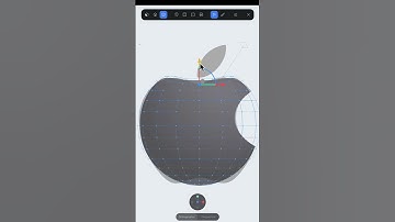Apple 3D Logo in Spline #3ddesign #spline #3dlogo