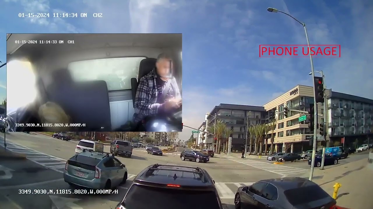 fleet dashcam coaching session screenshot