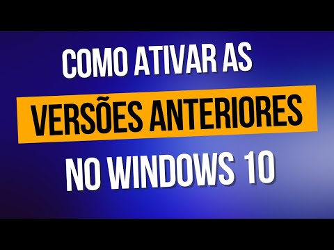 Vídeo: As versões anteriores funcionam no Windows 10?