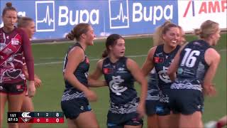 Mia Austin - Aflw 2024 Round 10 Highlights - Carlton Vs Essendon