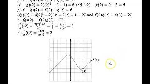 Ch. 2.7 Combining Functions