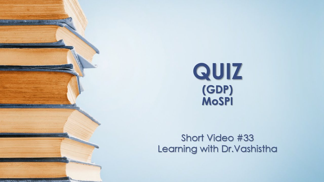 QUIZ ON GDP I 