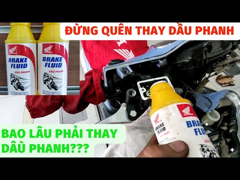 Video Thay dầu phanh, dầu thủy lực cho xe máy. Khi nào phải... - youtube