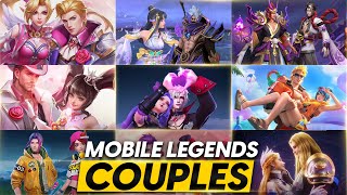 BEST LOVE COUPLES IN MOBILE LEGENDS | 2022 | All 30 COUPLES