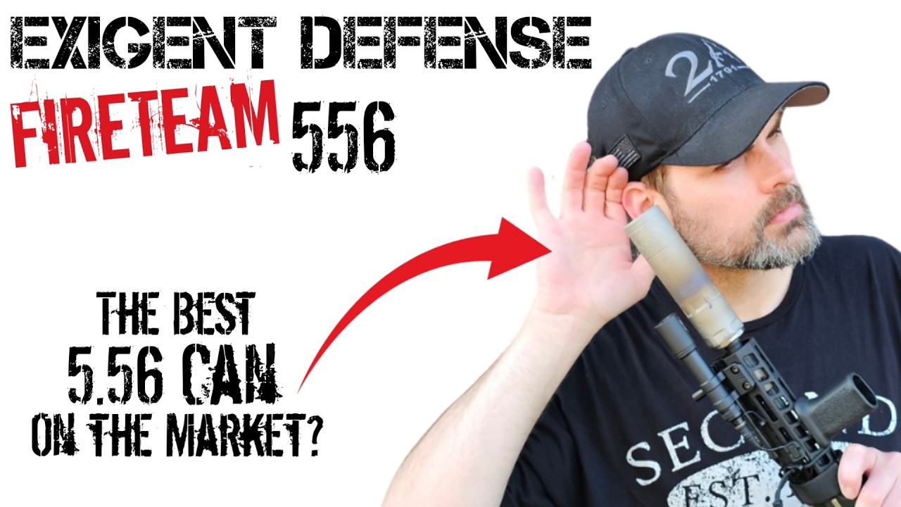Exigent Defense Fireteam 556 - Best 5.56 Suppressor on the Market?
