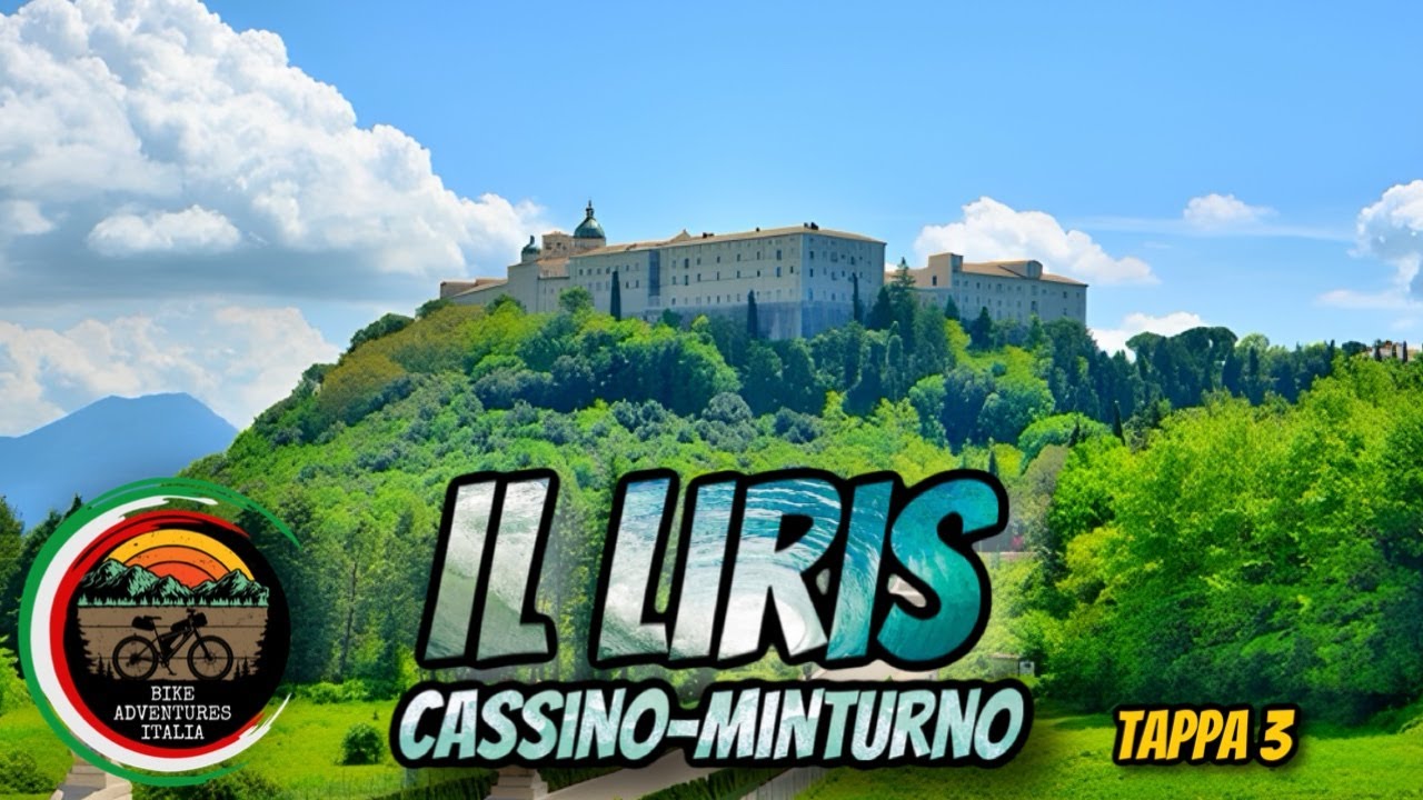 Il LIRIS , la ciclovia del fiume Liri dalla sorgente al mare, PARTE 3 (Cassino-Minturno) FINALE
