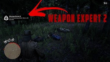 Red Dead Redemption 2 | Weapon Expert #2 | Kill 3 Enemies  in 10 seconds only using throwing knives