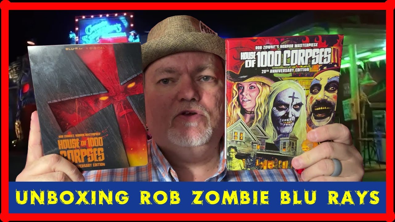 Unboxing Rob Zombie's HOUSE OF 1000 CORPSES 20th Anniversary Blu Rays