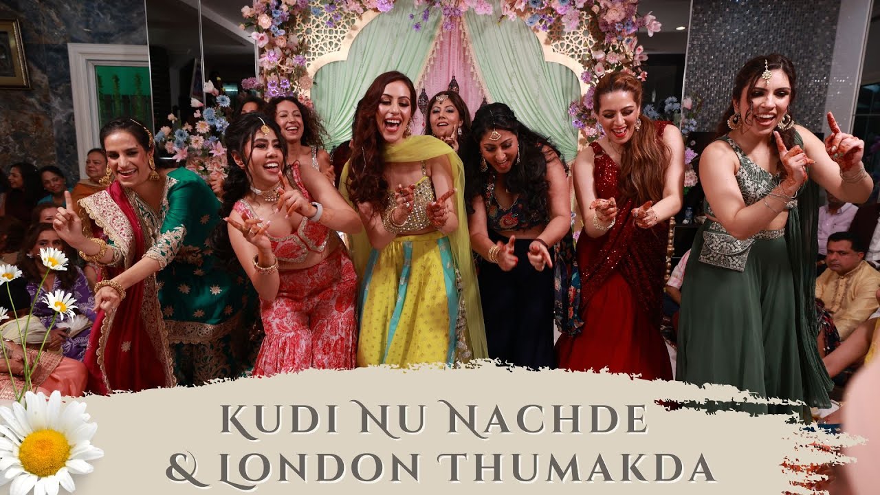 Kudi Nu Nachde + London Thumakda || Monica & Rajan's Wedding Dance ...