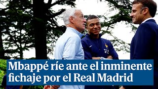 Mbappé se muestra muy sonriente ante su inminente fichaje por el Real Madrid