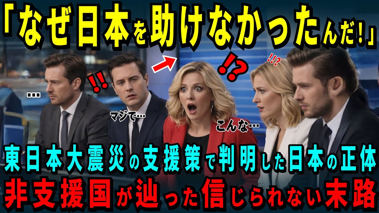 【海外の反応】「なぜあの時、日本を助けなかった？」東日本大震災で各国の支援の差が判明し、その選択が変えた運命に全世界が戦慄した理由