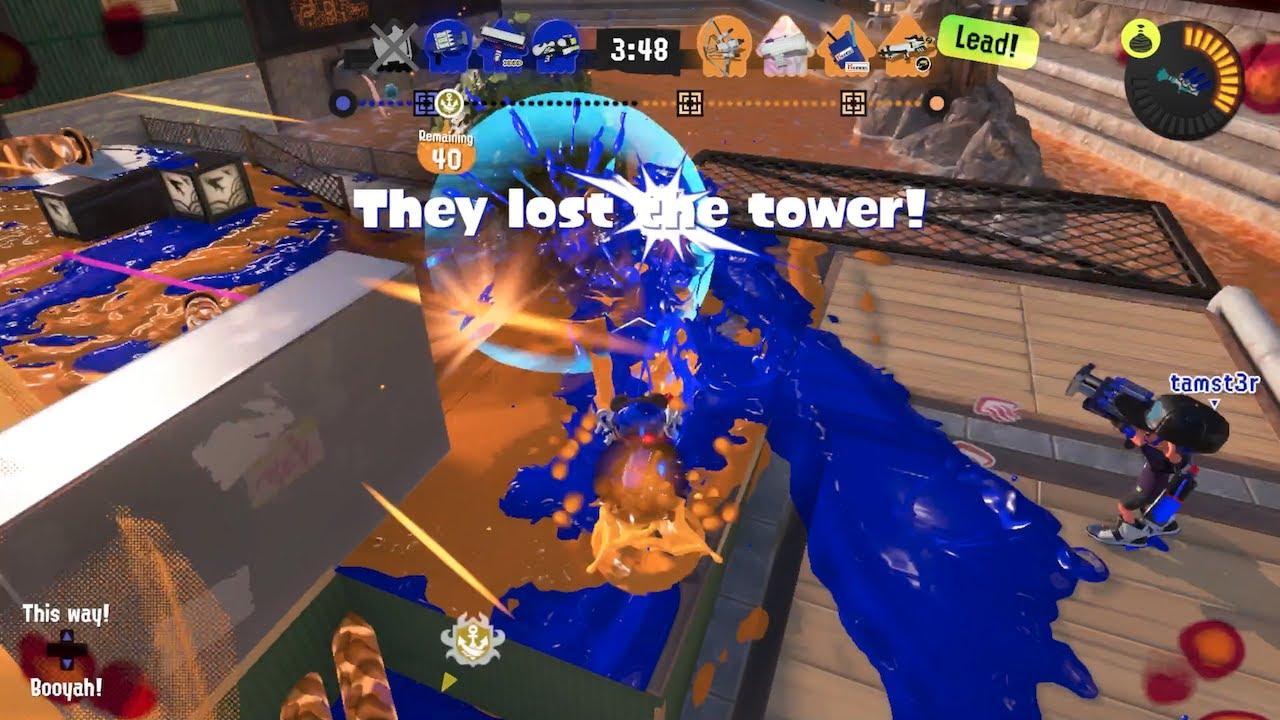 Splatoon 3: Remembering how to play Tower Control [10(2)-5, Carbon Roller Deco]