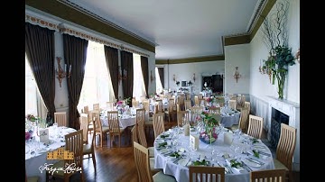 Fasque House Wedding Reception room setup - time lapse photography.
