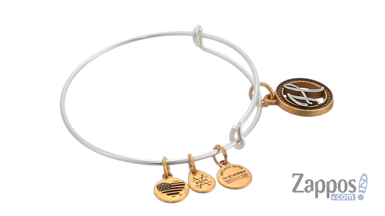 Alex and Ani Initial H Charm Bangle SKU 9124248 YouTube