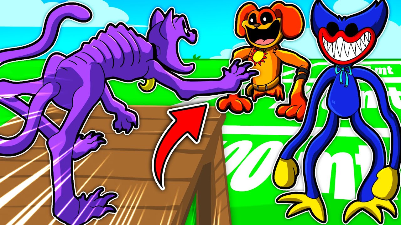 QUALE MOSTRO DI POPPY PLAYTIME SALTA PIÙ LONTANO SU GMOD? ESPERIMENTI ASSURDI CON DRCAT! *EPICO*