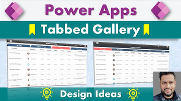 How to create Dynamic or Custom Tab for Power Apps Gallery #PowerApps​ #Gallery #Tabs​