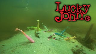 Силикон Lucky John, игра приманок под водой. Часть 1 ВИБРОХВОСТЫ