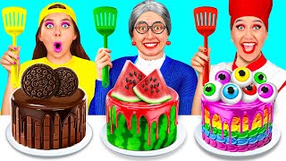 Me vs Grandma Cooking Challenge | Amazing Kitchen Recipes by TeenTeam Challenge