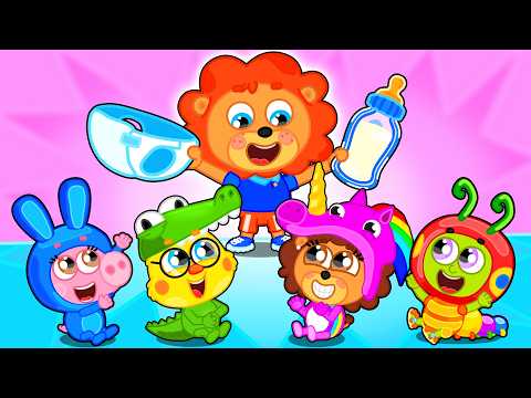 Lion Cub | Kids in carnival costumes | Cartoon for kids