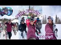 NILES FAMILY SKI TRIP + my first time skiing !! *chaotic