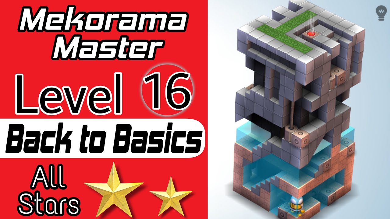 Mekorama - Back to Basics, Mekorama Master Level 16, Mekorama gameplay, mekorama walkthrough | SiGog