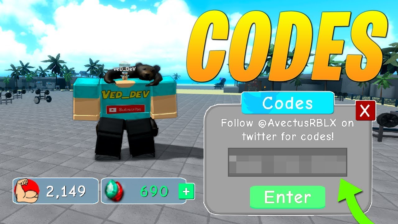 3 NEW CODES IN WEIGHT LIFTING SIMULATOR 3 Roblox YouTube