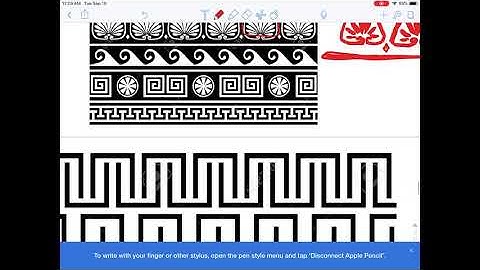 Greek Patterns review and Part 2 Art Lesson Tiger Art with Mr Hinman Fairview Elementary