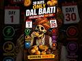 What Happens If You Eat Only Dal Baati for 30 Days? 😱