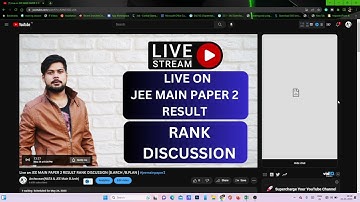 JEE MAIN PAPER 2  2ND SESSION RESULT IS LIVE NOW ON EMAIL