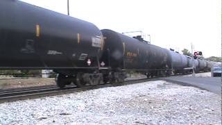 CSX northbound empty ethanol train K679 at Elizbeth in Marietta,GA