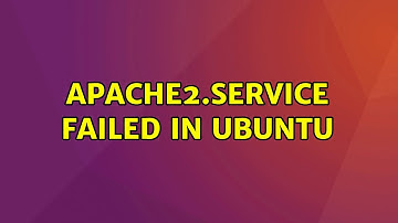 Ubuntu: Apache2.service failed in Ubuntu