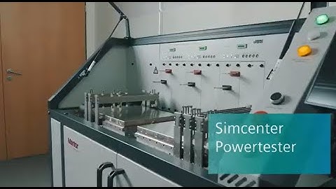Simcenter POWERTESTER power electronics component thermal reliability testing