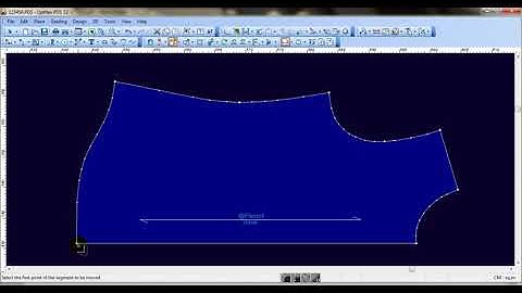 Optitex ND Move Points Parallelly Tool, Move several points on a segment contour or internal paralle