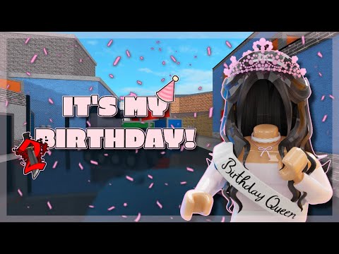 PLAYING MM2 ON MY BIRTHDAY!🎂🎁🎈