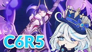 [Genshin Impact] C6R5 Furina Main Dps Vs Raiden Shogun Boss
