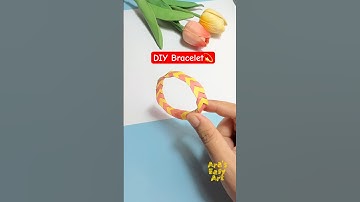 💫 DIY Origami Easy Bracelet Paper Craft  #diy #viral #ytshorts #bracelet
