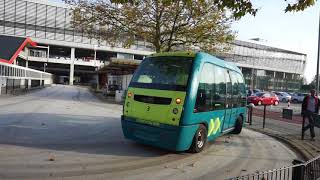 Parkshuttle keert bij Kralingse Zoom