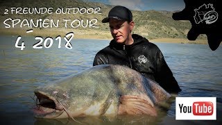 Outdoor Tour Spainen 2018 / Wallerangeln / Welsangeln / Livebiss / Big Catfish HD by Huntingteam NRW Fishing TV 2,890 views 5 years ago 13 minutes, 1 second