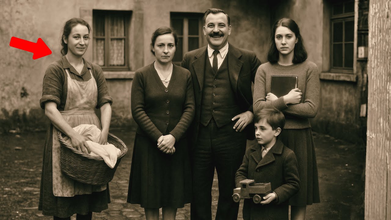 Sur La Photo De 1943, La Servante: Elle Portait Des Messages Cachés Dans Le Linge Sale Pour Eux Tous