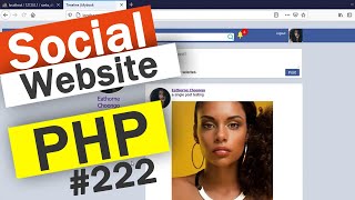 Social Website from scratch - Part 222 - Some cleanup 2 |  OOP PHP with MYSQL Database