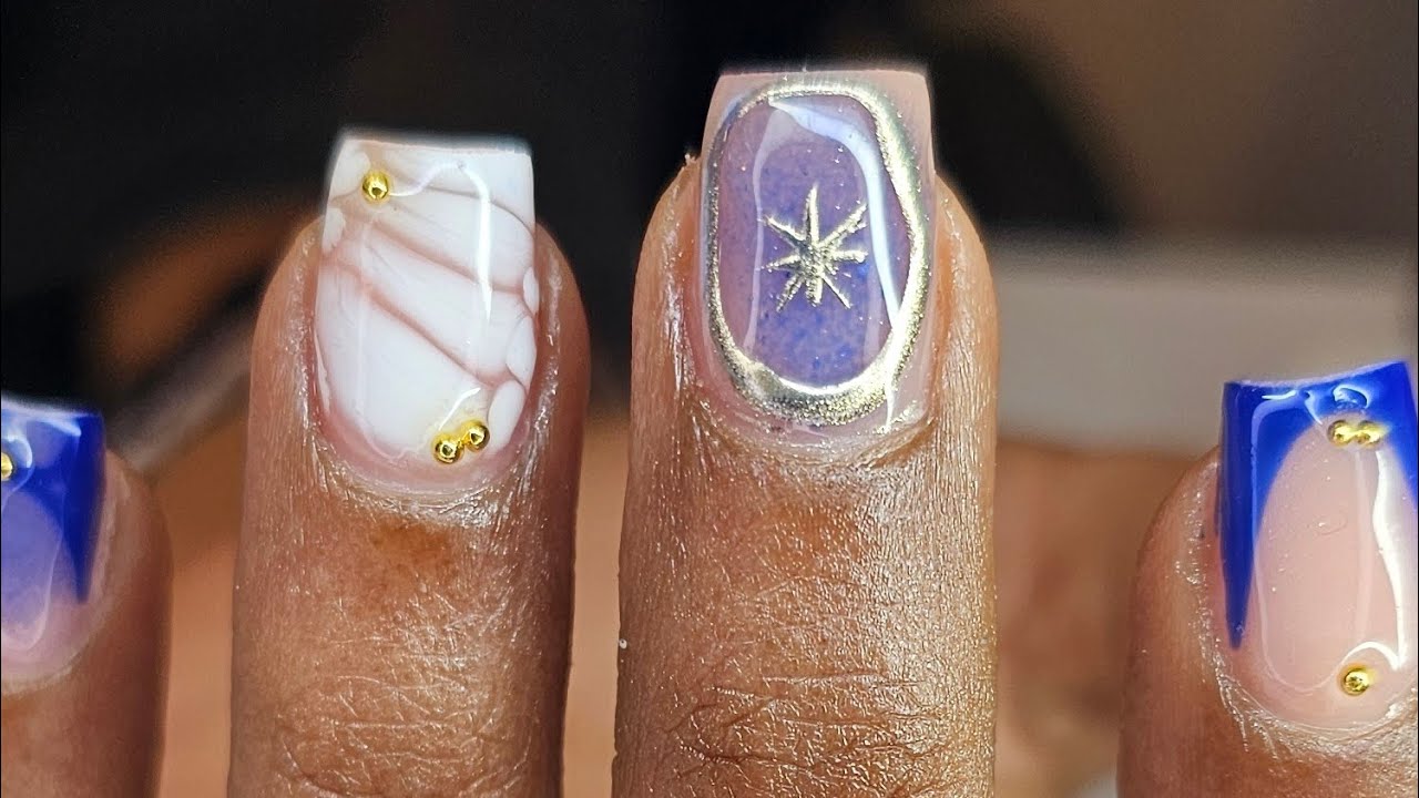 Урок по наложению геля на короткие ногти