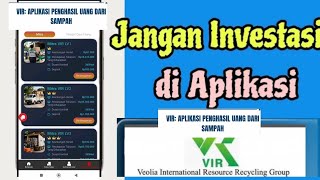JANGAN INVESTASI DI APLIKASI VIR, TERNYATA INVESTASI VIR ITU PONZI PENIPUAN !