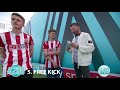 Serge Pizzorno attempts rabona penalty to win £400! | Soccer AM Pro AM