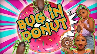 Fake Bug In Food Prank | Cockroach on My Sisters donuts🍩 | BIG FAIL😟